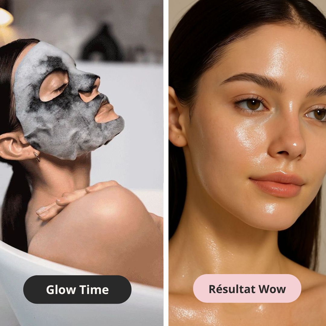 💗 Masque à bulles oxygénant - Éclat immédiat